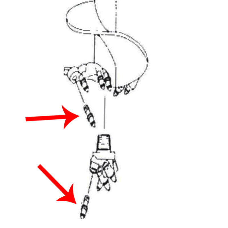 Rock auger tooth 988215